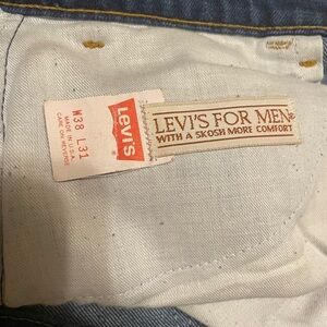 Levi's Blue Straight Jeans Classic Style